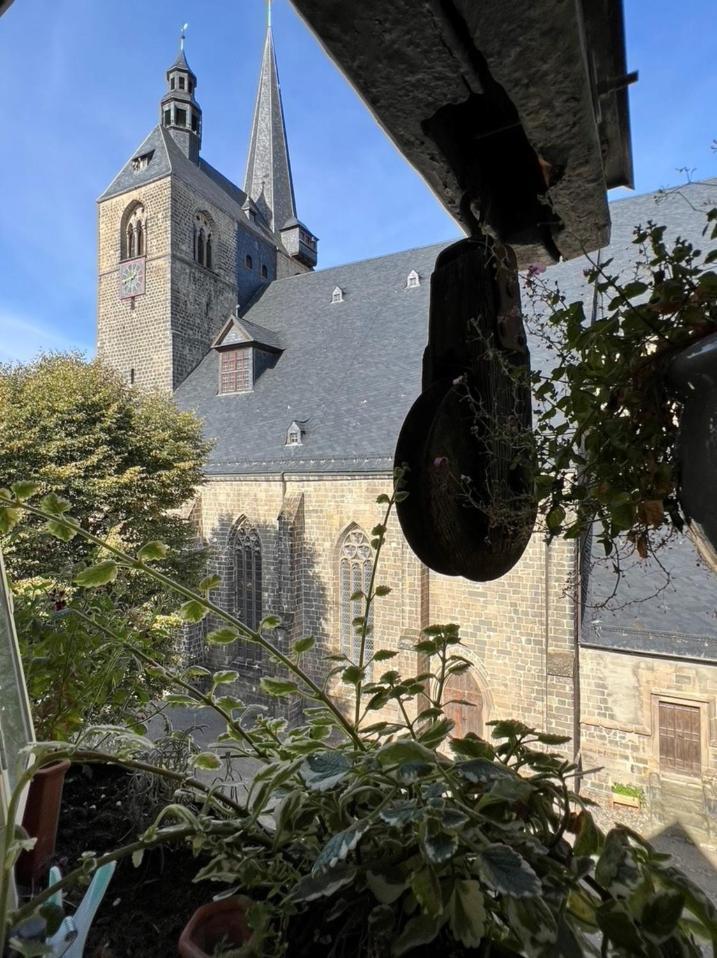 Anno 1577 - Marktkirchhof 6 Quedlinburg Bagian luar foto