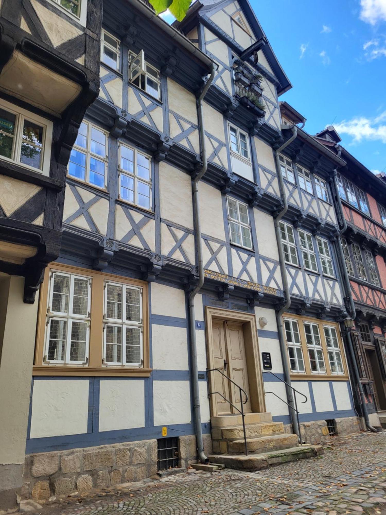 Anno 1577 - Marktkirchhof 6 Quedlinburg Bagian luar foto
